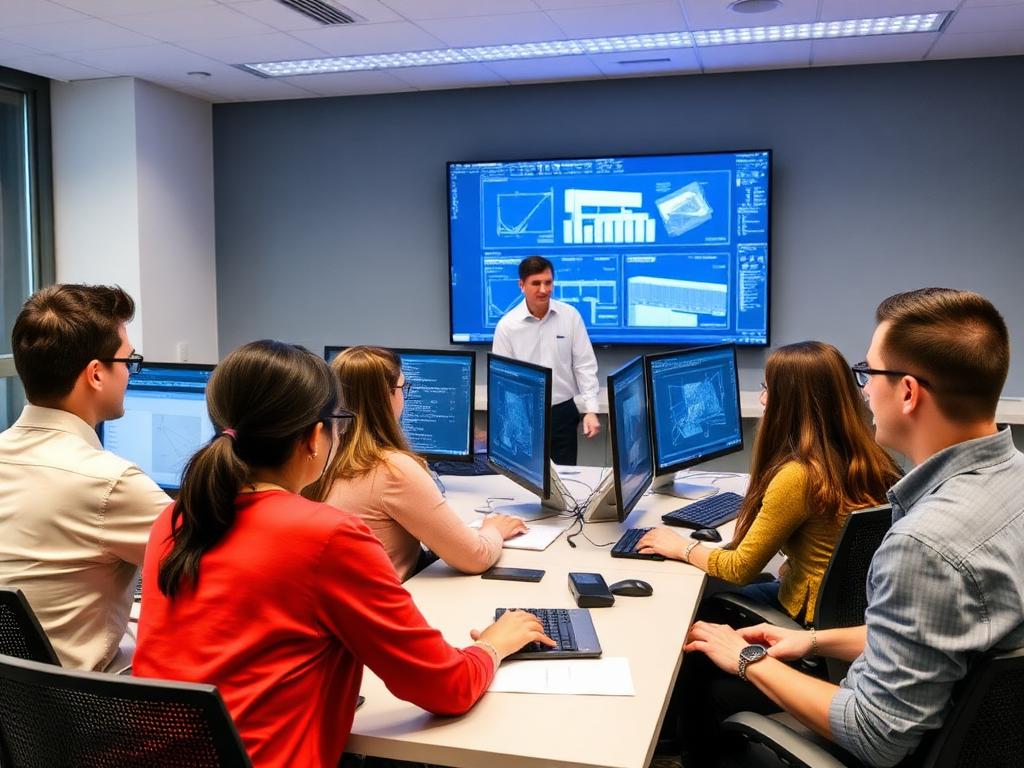 AutoCAD classroom session